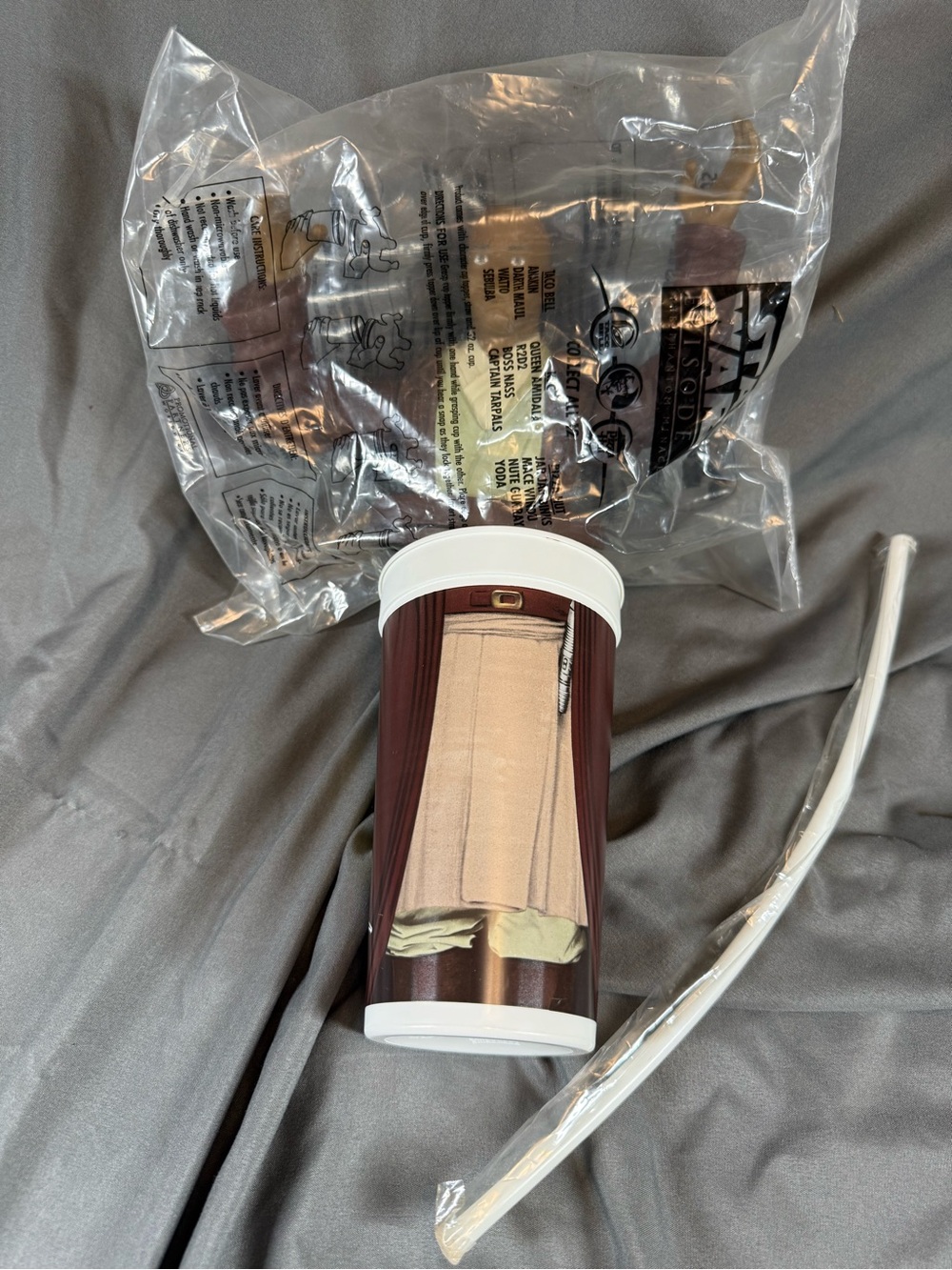 Star Wars Pepsi  Plastic Travel Cup with Character Costume Graphic Mace Windu